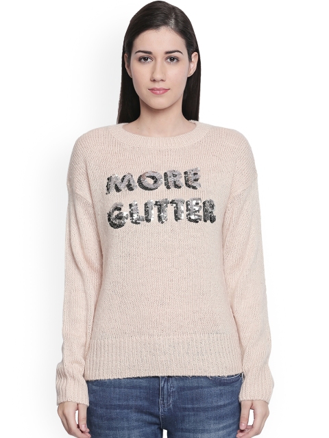 

Honey by Pantaloons Women Beige Embellished Pullover