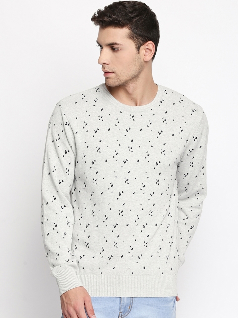 

Urban Ranger by pantaloons Men Grey Solid Pullover