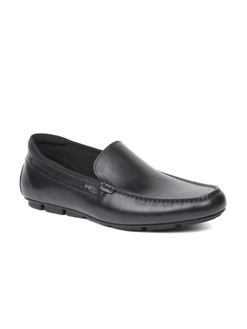 

ALDO Men Black Leather Loafers