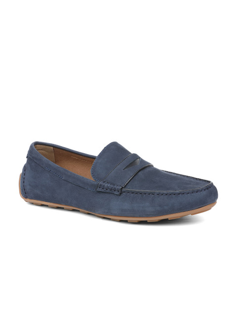

ALDO Men Blue Leather Loafers