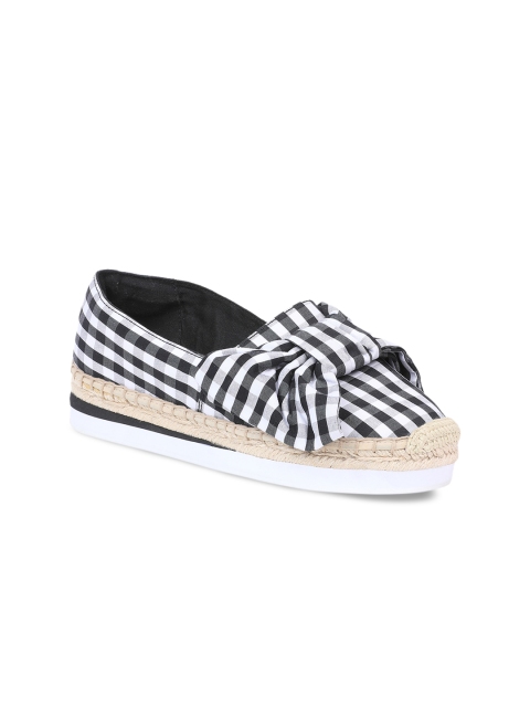 

ALDO Women Black & White Checked Slip-On Sneakers