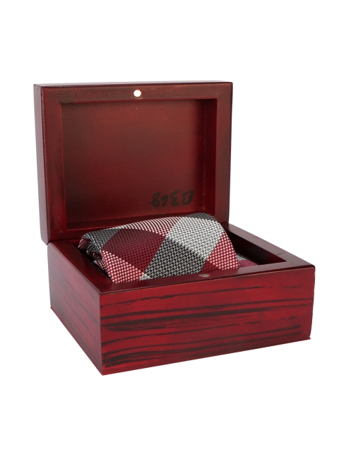 

Peter England Men Maroon Accessory Gift Set