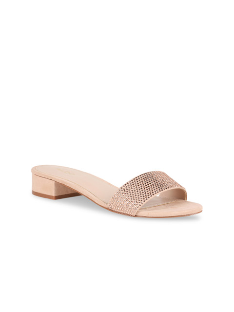 

ALDO Women Beige Solid Sandals