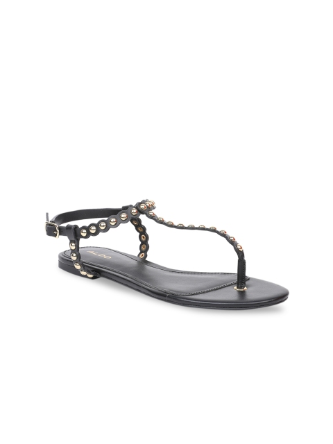 

ALDO Women Black Comfort Sandals