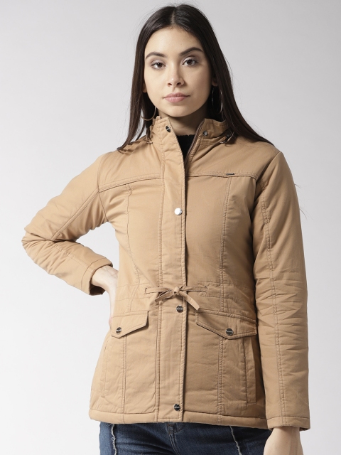 

Okane Women Khaki Hooded Padded Jacket