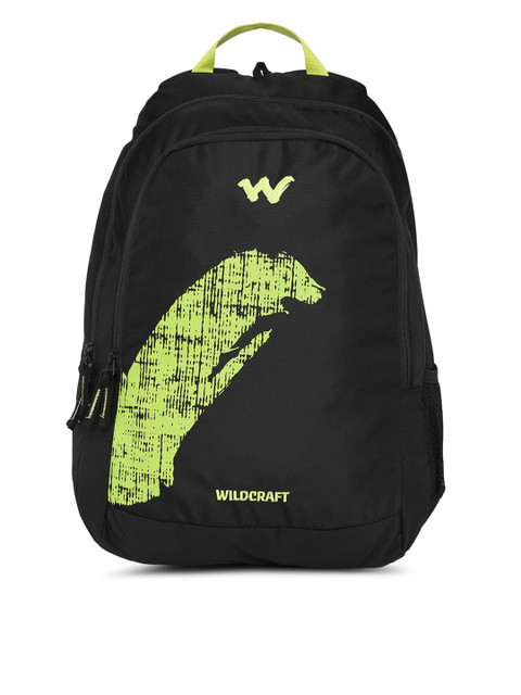 

Wildcraft Unisex Black Graphic Pluto Backpack