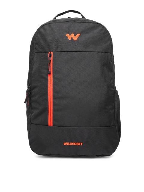 

Wildcraft Unisex Black Solid Backpack