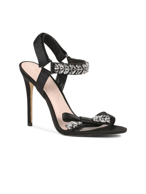 

ALDO Women Black Embellished Sandals