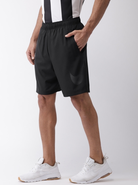 

Nike Men Black Solid Standard Fit FLX SHORT WVN GFX Sports Shorts