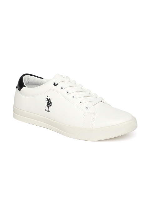 

U.S. Polo Assn. Men White Sneakers