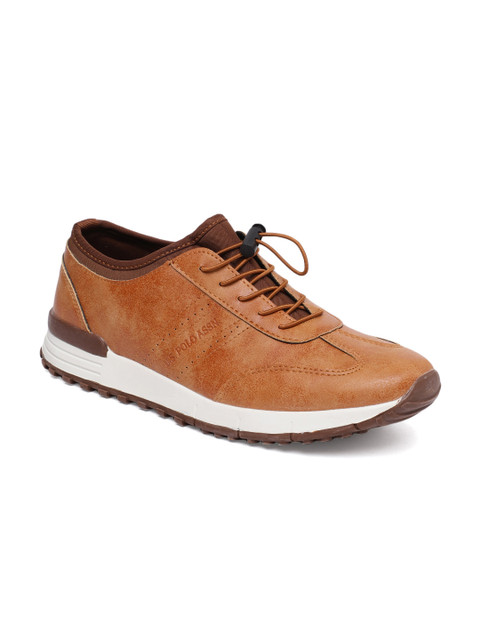 

U.S. Polo Assn. Men Solid Tan Sneakers
