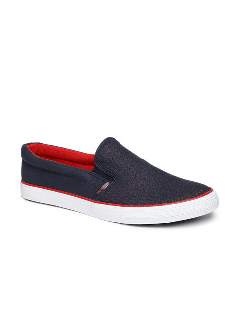 

U.S. Polo Assn. Men Navy Blue Slip-On Sneakers