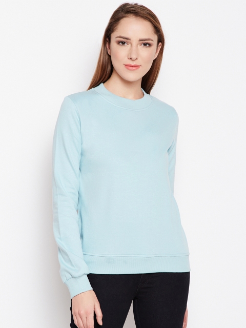 

Alsace Lorraine Paris Women Blue Solid Sweatshirt