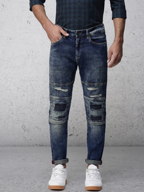 

Ecko Unltd Men Blue Slim Fit Mid-Rise Mildly Distressed Jeans