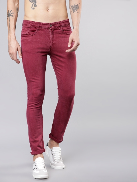 

Ecko Unltd Men Maroon Slim Fit Mid-Rise Jeans