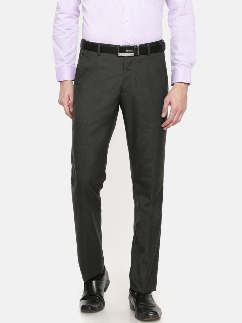 

Chennis Men Grey Slim Fit Solid Regular Trousers