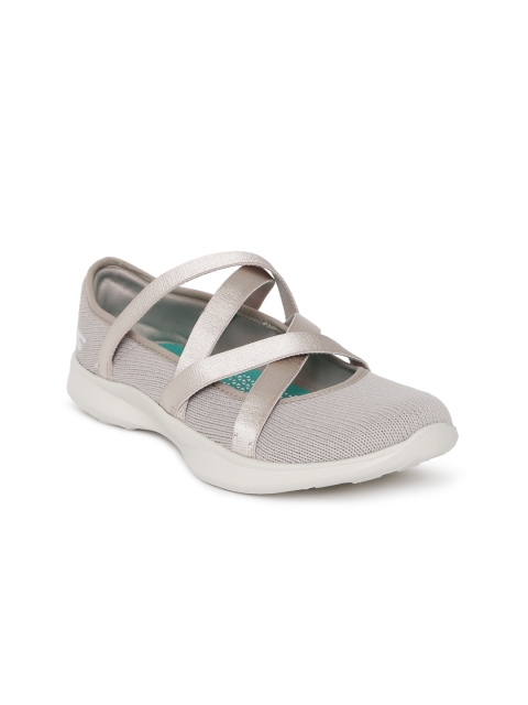 

Skechers Women Taupe SERENE ELATION Slip-On Sneakers