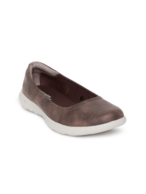 

Skechers Women Brown Go Walk Lite Walking Shoes