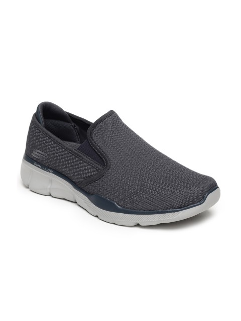 

Skechers Men Grey EQUALIZER 3.0- ASURES Slip-On Sneakers