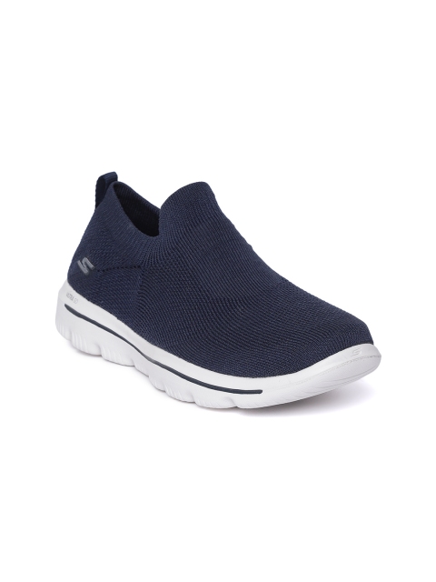 

Skechers Women Navy Blue Evolution Walking Shoes