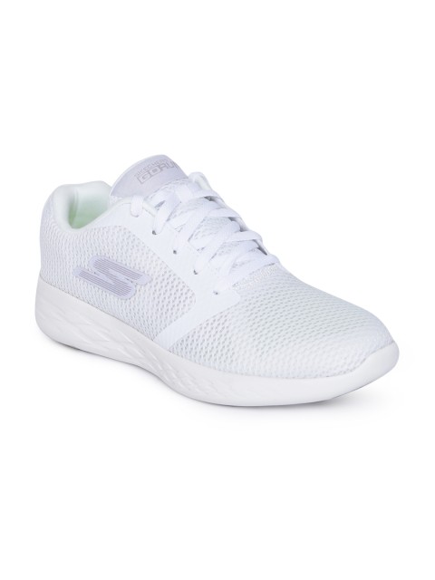 

Skechers Men White GO RUN 600 Running Shoes