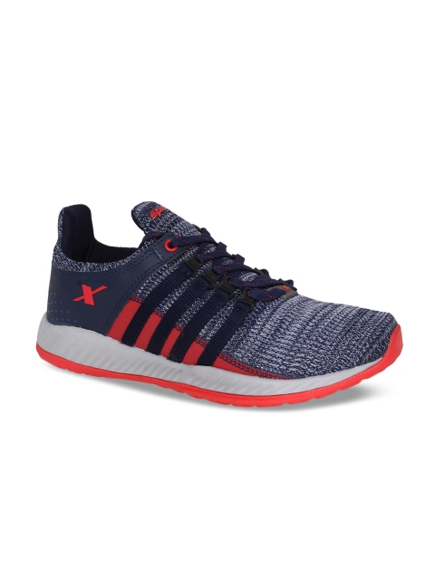 

Sparx Men Navy Blue & Red Running Shoes