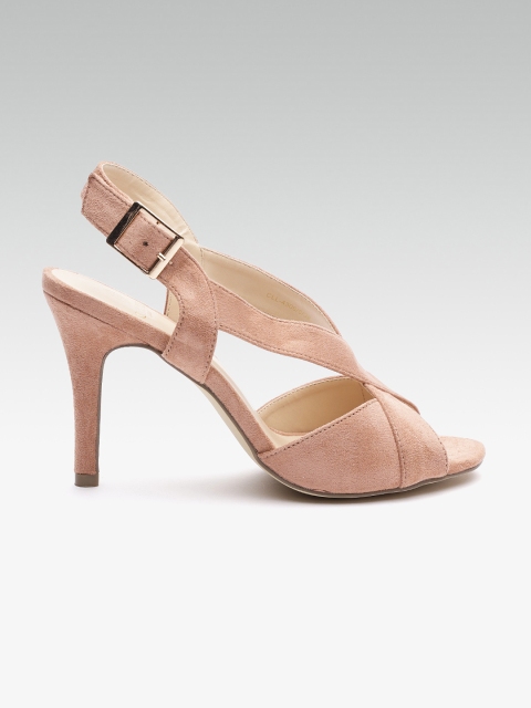 

Carlton London Women Dusty Pink Solid Heels