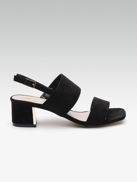 

Carlton London Women Black Solid Heels