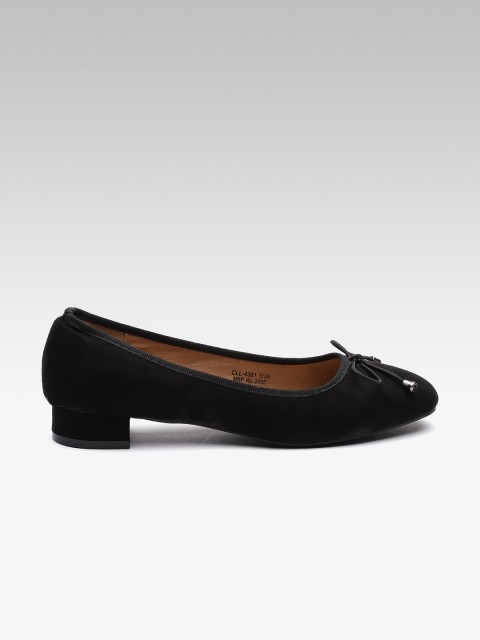 

Carlton London Women Black Solid Pumps