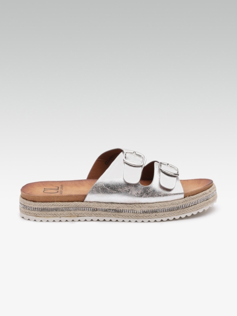 

Carlton London Women Silver-Toned Solid Heels