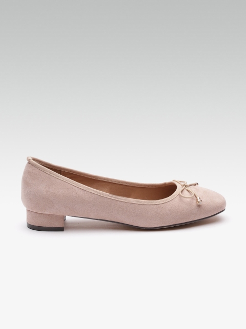 

Carlton London Women Dusty Pink Solid Pumps