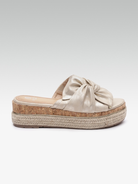 

Carlton London Women Gold-Toned Solid Heels
