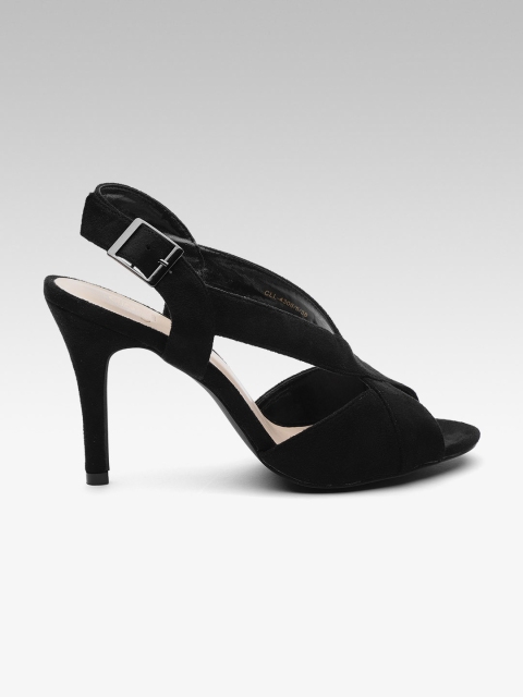 

Carlton London Women Black Solid Heels