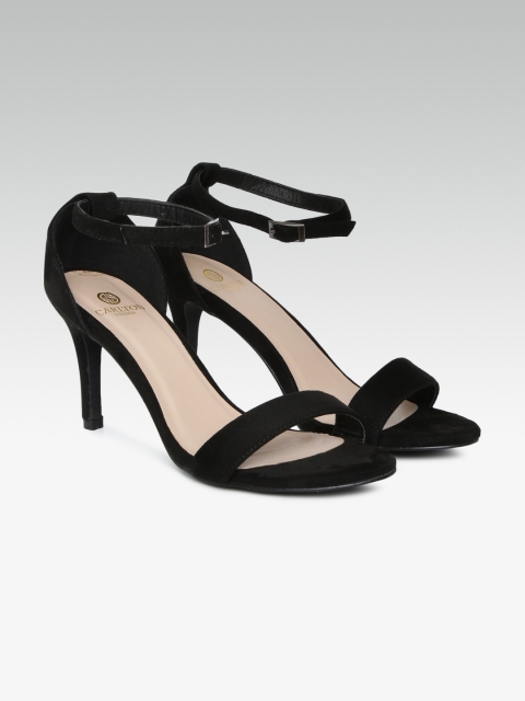 

Carlton London Women Black Solid Heels