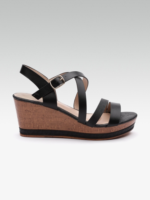 

Carlton London Women Black Solid Wedges