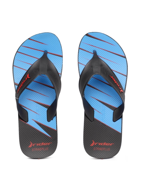 

Rider Men Black & Blue Printed Thong Flip-Flops