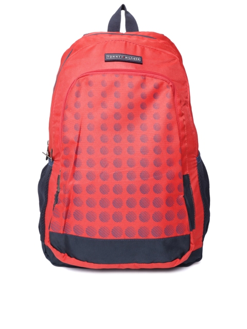 

Tommy Hilfiger Unisex Red Graphic Backpack