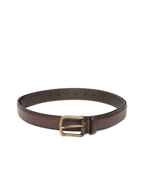 

Tommy Hilfiger Men Coffee Brown Formal Leather Belt