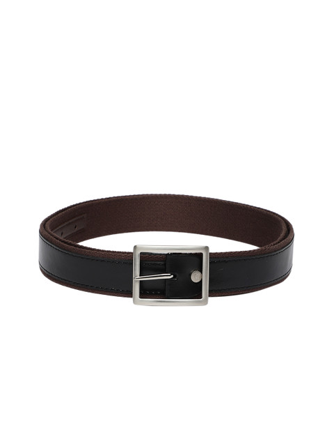 

Tommy Hilfiger Men Black & Brown Solid Reversible Belt