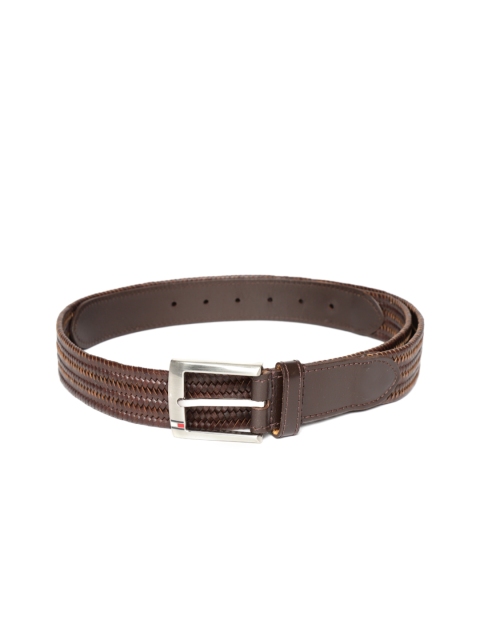

Tommy Hilfiger Men Brown Woven Design Belt