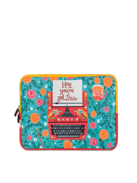 

Chumbak Unisex Multicoloured Printed Laptop Sleeve, Multi