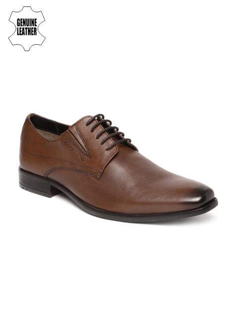 

Ruosh Men Brown Semi-Formal Genuine Leather Derbys