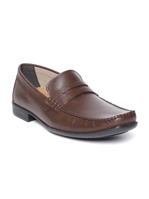 

Ruosh Men Brown Leather Formal Loafers