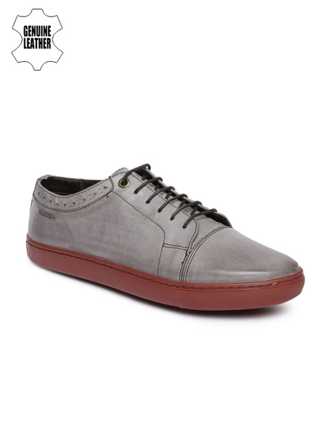 

Ruosh Men Grey Oiva 01B Leather Sneakers