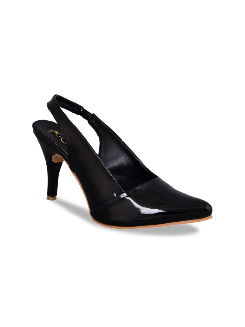 

MSC Women Black Solid Pumps