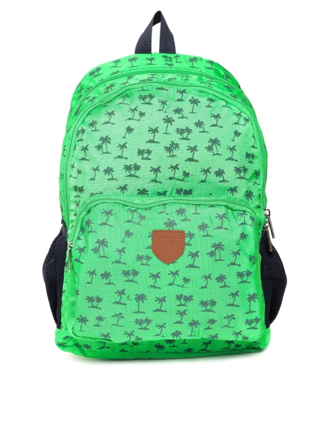 

Tommy Hilfiger Unisex Green Graphic Backpack