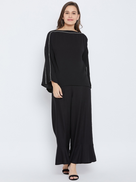 

Femella Women Black Solid Top