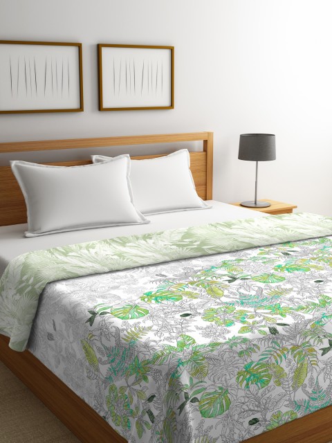 

Portico New York Multicoloured & White Floral AC Room 120 GSM Double Bed Comforter, Multi