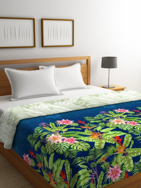 

Portico New York Teal Green AC Room 120 GSM Double Bed Comforter