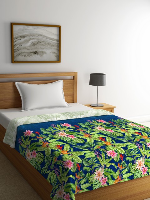 

Portico New York Multicoloured Floral AC Room 120 GSM Single Bed Comforter, Multi